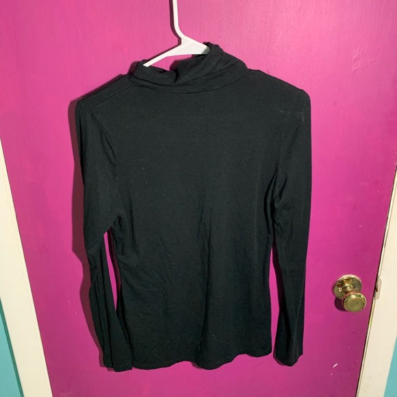 Basic Black Turtleneck - Picture 2 of 3